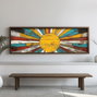 Wallity Pintura Decorativa EMR017 Multicolor en MDF con Marco